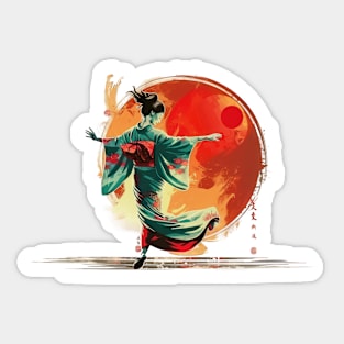 Dance of the Rising Sun Sticker
